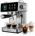 Touchscreen Espresso Machines with Timer, 51oz Water Tank, 20 Bar by GeniCup