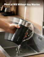 PARIS RHÔNE Waterproof Milk Frother, Electric 4-in-1 Hot/Cold Foam Maker - Image 3