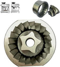 44.6mm Coffee Grinder Conical Burr Set Compatible For Breville/Sage Espresso Machines Household Electric Coffee Grinder Machine Replacement SUS420 Conical Burr Part Accessories Maintenance by FFDBURR
