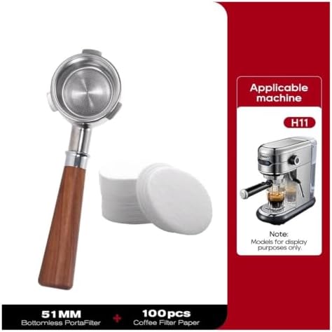 Coffee Bottomless Portafilter 51MM 58MM Filter Basket Espresso Machine Barista Tool H10A H10B H7A H10 Plus(H11) - Image 2