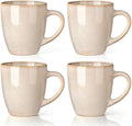 GBhome 12OZ Coffee Mugs Set of 4, Stoneware Coffee Mugs Set, Dishwasher & Microwave Safe by GBhome