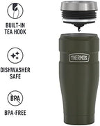 THERMOS Stainless King Vacuum-Insulated Travel Tumbler, 16 Ounce, Army Green (Pack of 4) - Image 5
