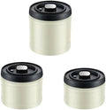 3 Size Sets Vacuum Sealed Coffee Canister, 304 Stainless Steel, Airtight Press Type Lid, for Coffee Beans, Tea, Nuts (Beige) by SHAREZEVERMUZE