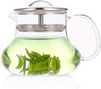 Yama Sitka 12oz Sitka Glass Teapot with Built-in Mesh Filter, Dishwasher Safe, Ideal for Loose Leaf Tea, Dishwasher Safe - Image 2