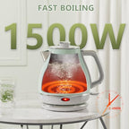 Evoloop Electric Tea Kettle, 1500W /1.0L Hot Water Boiler Heater Pot, Retro Small Electric Kettle, 100% Stainless Steel BPA Free Electric Teapot, Auto Shut-Off & Boil-Dry Protection - Image 2