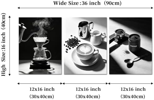 YeiLnm Pour Over Coffee Dripper Set with Glass Server, Gooseneck Kettle, Latte Art Cup, and Storage Canister, Barista Brewing Kit - Image 2