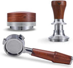 54mm Espresso Machine Accessories Set Coffee Distributor, Spring Loaded Tamper, and Bottomless Portafilter for Breville Barista Express, Pro, Touch, Bambino, Infuser, Duo Temp Pro by KNODOS