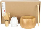 Matcha Making Tool Set, Bamboo Tea Whisk with Scoop, Ceramic Bowl, Tea Whisk Holder, Teaware Set for Matcha Ceremony Japanese Style - Image 2