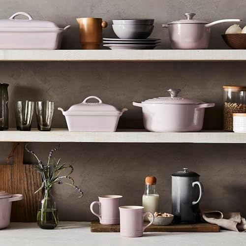 Le Creuset Stoneware Vancouver Mug, Set of 4, 14 oz. each, Shallot - Image 5