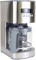 Kenmore Drip Coffee Maker - 12 Cup Programmable Cafe Machine With Glass Pot, Regular & Bold Brew, Auto Shut Off Large Water Reservoir, Reusable Filter, Kitchen Appliances For Cafeteria Barista by Koolatron
