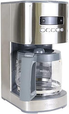 Kenmore Drip Coffee Maker - 12 Cup Programmable Cafe Machine With Glass Pot, Regular & Bold Brew, Auto Shut Off Large Water Reservoir, Reusable Filter, Kitchen Appliances For Cafeteria Barista by Koolatron