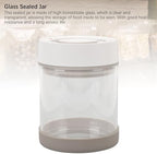 Ejoyous Electric Vacuum Canister, Sealed Glass Jar for Tea Coffee Beans Nuts Storage, with Built in 500mAh Battery, for Home Kitchen (600ml) - Image 4
