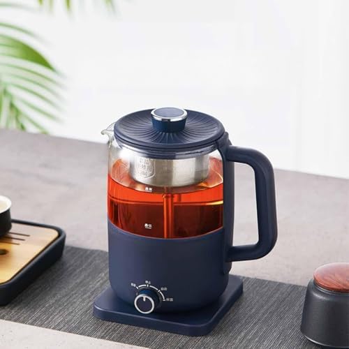 Electric kettle, 1.2L Glass Kettle Teapot Temperature Control Thermal Insulation Integrated Tea Making Machine Multifunctional Stainless Steel(1L) by Unknown