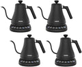 COSORI Electric Gooseneck Kettle with 5 Temperature Control Presets,Pour Over Kettle for Coffee & Tea,Hot Water Boiler,100% Stainless Steel Inner Lid & Bottom,1200W/0.8L,(Pack of 4) by Cosori