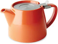 FORLIFE Stump Teapot with SLS Lid and Infuser, 18-Ounce, Carrot by Unknown