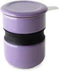 FORLIFE Curve Asian Style Tea Cup with Infuser and Lid, 12-Ounce, Purple by Unknown