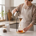 Coffee Dripper Stand with Base Multipurpose Metal Non Slip Pour Over Coffee Stand Drip Holder for Cafe Bar Home Office, Wood Color - Image 7