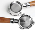 54mm Bottomless Portafilter, Bottomless Coffee Portafilter by IGEELINK with Stainless Steel portafilter and Walnut Handle for Breville Barista Express and 54mm Breville Machines (54MM) by Unknown