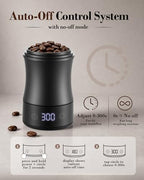 Digital Coffee Scale with Timer, 2-in-1 Espresso Scale & Coffee Dosing Cup, Magnetic Design Fits 54mm & 58mm Portafilter, Rechargeable, Max 500g/0.1g Precision, Auto-Off Setting, Black - Image 4