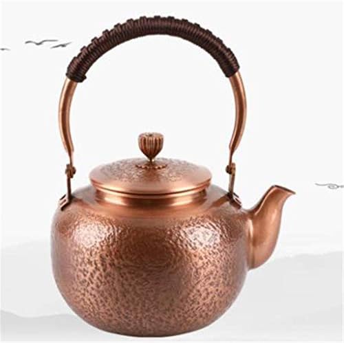 Japanese Cast Iron Tetsubin Teapot Teapot Handmade Texture Copper Pot 1200ml Cast Iron Tea Kettle Non-Engraving Thickened Cast Copper Tea Pots Tea Set Tea Accessories by Unknown