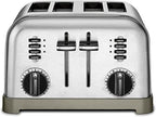 Cuisinart CPT-180P1 Metal Classic 4-Slice Toaster, Brushed Stainless & Electric Kettle, 1.7-Liter Capacity, Cordless 1500-Watts for Fast Heat Up, Stay Cool Non-Slip Handle, Stainless Steel, CPK-17P1 - Image 2