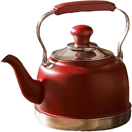 Stove Top Stove Top Kettle Tea Kettle with Tea Drain Kettle Pot Universal Stovetop Kettle Stainless Steel Tea Pots Teapot for Induction Cooker Whistle Kettle Teakettle(A,1L) by Unknown