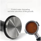 Coffee Tamper Spring Espresso Tamper 51mm 53mm 58mm Coffee Tampers And Coffee Stirrer Stainless Steel Tampers Coffee Accessories(53mm,Wooden-2Pcs) - Image 5
