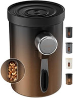 Veken Electric Vacuum Coffee Canister with Window, Auto-Seal Container,19OZ by Veken