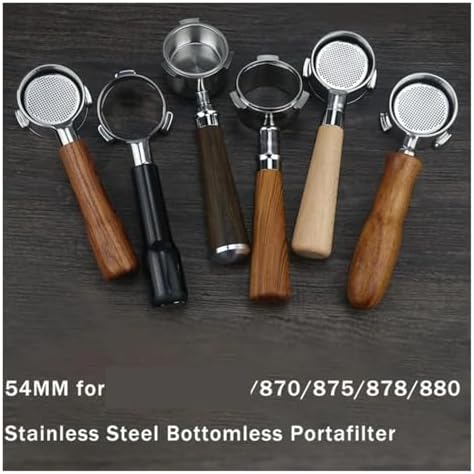 54MM 3ears Bottomless Portafilter Suitable，Stainless Steel Coffee Modified Handle Filter Tool,Compatible With Breville，Compatible With Sage，870/875/878/880(54mm-A) - Image 2