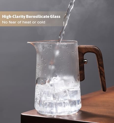 800ml Enchanted Glass Teapot with Strainer, Magnetic Water Separation - Image 4