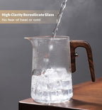 800ml Enchanted Glass Teapot with Strainer, Magnetic Water Separation - Image 4