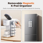 Tastyle Hot & Iced Coffee Maker with Magnetic K-Pod Holder, Fits 7.3'' Mug - Image 3