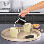 Xavax Milk Jug, 350 ml (Stainless Steel Milk Jug, Milk Jug for Frothing Milk, Milk Jug, Pitcher, Barista Accessories, Coffee Accessories, Milk Foam Jug, Barista Milk Jug) Matte Black - Image 6