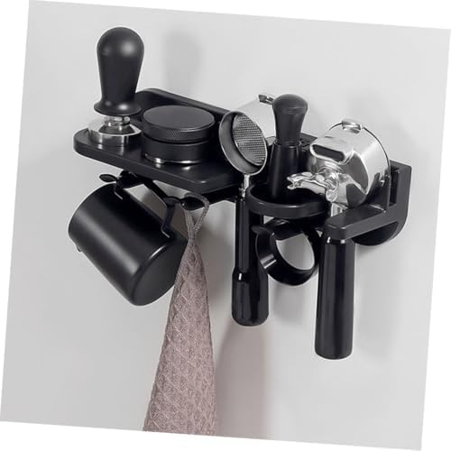 Generic Portafilter Holder Tamping Station Wall Shelf Espresso Machine Accessories Kit - Image 4