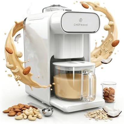 ChefWave Milkmade (White) Plant-Based Milk Maker with 6 Presets by chefwave