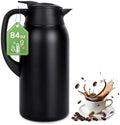 316Stainless Steel Coffee Carafe 84oz - 12 Hours Hot & 24 Hours Cold Black by oslamnye