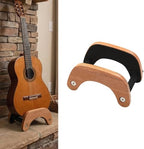 Handcrafted Wooden Guitar Holder, Portable Acoustic Guitar Stand Storage Ra - Image 3