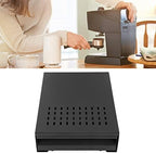 Drawer Type Coffee Knock Box, Stainless Steel Detachable Coffee Ground Knock Container, Large Capacity Espresso Knock Box with Non Slip Base, Coffee Residue Powder Box for Home Office(Black) - Image 2