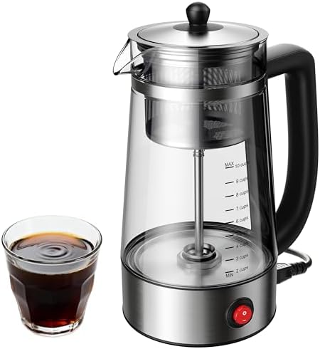 KIDISLE Percolator Coffee Pot Electric, 10-Cup Glass Coffee Percolator by KIDISLE