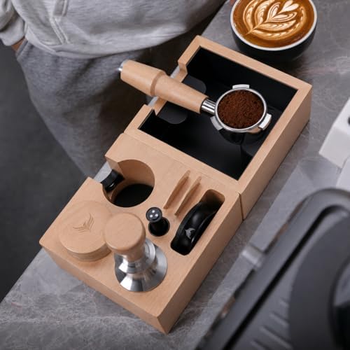 Coffee Knock Box Espresso Puck Dump Bin with Shock-Absorbing Bar - Image 5
