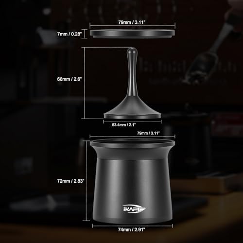 IKAPE 54mm Espresso Powder Receiver Cup, Coffee Powder Receiver Container, Suitable for 54mm Breville Portafilters - Image 4
