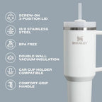 STANLEY Quencher H2.0 Flow State Tumbler, 64 oz, Violet Blossom - Image 4