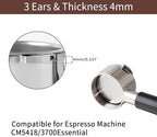 51mm Bottomless Portafilter and Tamper Compatible for CASABREWS Espresso Machine CM5418, 3700Essential, 5418 Pro, Mr. Coffee Espresso and Cappuccino Machine - Image 3