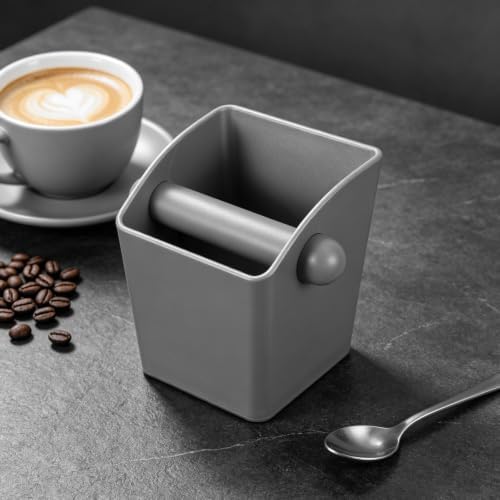 INOOMP Espresso Grounds Disposal Bin, Coffee Knock Box with Non-Slip Base - Image 6