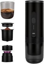 Portable Coffee Maker Electric Espresso Machine, Coffee Espresso Maker for Travel Self-Heating USB-C, Battery Powered with 7800mAh, for Ground Coffee & NS Capsule, for RV, Hiking, Office,Gifts for Men by Unknown