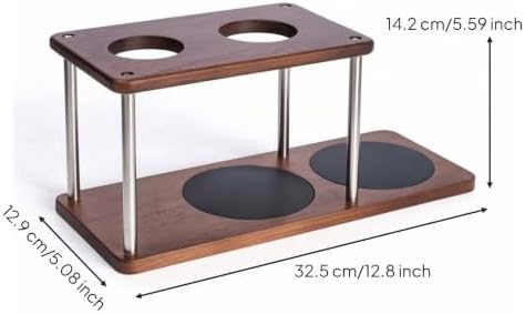 Gralara Pour-over Coffee Stand with Silicone Pads Sturdy Pour over Coffee Stand Stylish Storage Rack for Kitchen Countertop - Image 3