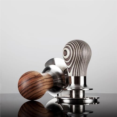 51.6mm Elasticity Adjustable With Scale Lines Stainless Steel Coffee Tamper，Compatible For La Pavoni，replacement Espresso Accessory(Matte gray) - Image 5