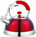 3077-RED Uniware Heavy Duty Stainless Steel Whistling Kettle (Red) by UWUNIWARETHENAMEYOUTRUST