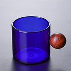 120ml Heat-resistant Shot Wine Beer Glass Espresso Coffee Cup Tea Set Candy Color Transparent Glasses - Image 2