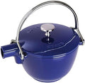 Staub Cast Iron 1-qt Round Tea Kettle - Dark Blue, Made in France by Unknown
